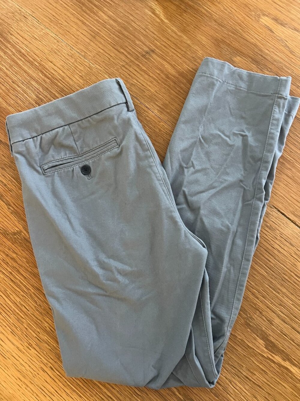 Gray Express mens chino pants, skinny 28x30
